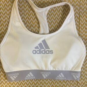 Adidas Women's White Sports Bra
